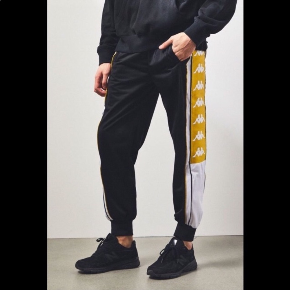 Gold Kappa Track Pants